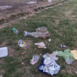 Vecinos mugrosos: así queda el Parque Metropolitano después del fin de semana