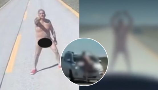Un ciudadano chileno desnudo se lanzó sobre un auto argentino 