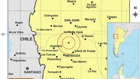 Un temblor de 5 grados sorprendió a los mendocinos