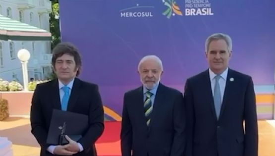 Frío saludo entre Milei y Lula en el inicio de la cumbre del Mercosur