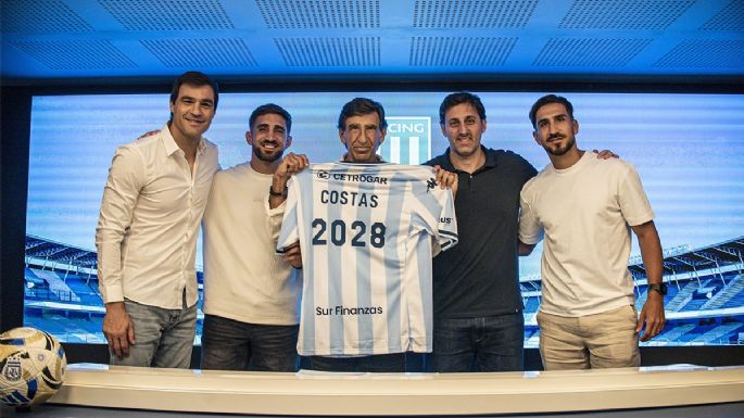 Gustavo Costas renovó su contrato con Racing por 3 años más