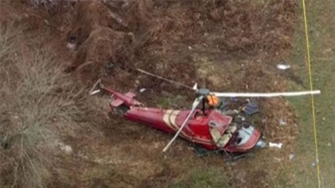 Un choque de helicópteros en pleno vuelo deja una persona muerta