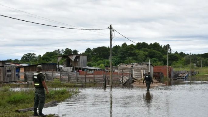 Evacuaron a más de 400 personas por las inundaciones en Corrientes