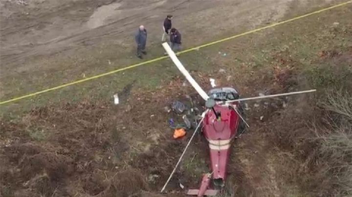 Un choque de helicópteros en pleno vuelo deja una persona muerta