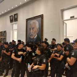 Por San Jorge y posibles manifestaciones, la Legislatura incrementó la custodia policial