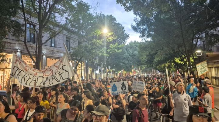 Casi 10 mil personas contra San Jorge por el centro de Mendoza