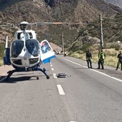 Un vehículo chileno desbarrancó en la ruta 7 