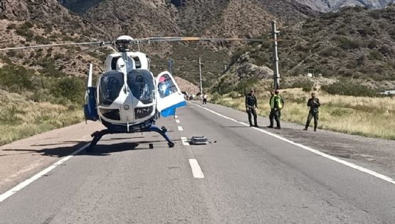 Un vehículo chileno desbarrancó en la ruta 7 