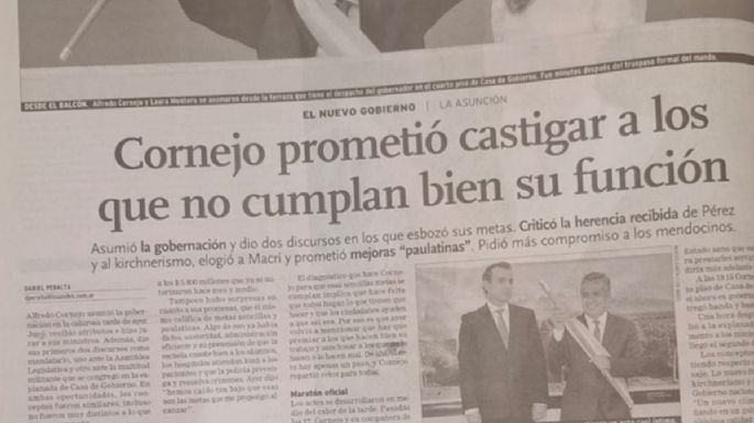 Así arrancó la década cornejista en el Gobierno de Mendoza