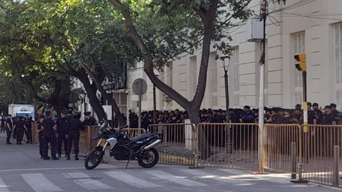 Amplio operativo policial en el centro por las marchas antimineras