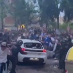 Una mujer atropelló a un grupo de hinchas en la previa a un partido del Barcelona