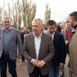 Alfredo Cornejo, otra vez junto a un intendente del PJ