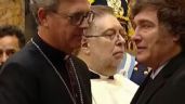 Foto ilustrativa de la nota titulada: El destrato de Milei y el arzobispo que se le plantó