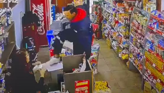 Video: brutal asalto en un kiosco de Ciudad