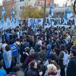 El PJ de Mendoza se manifestó en Tribunales