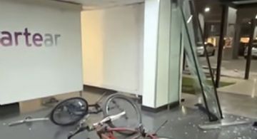 Kirchneristas hicieron destrozos en estudios de Canal 13 y TN