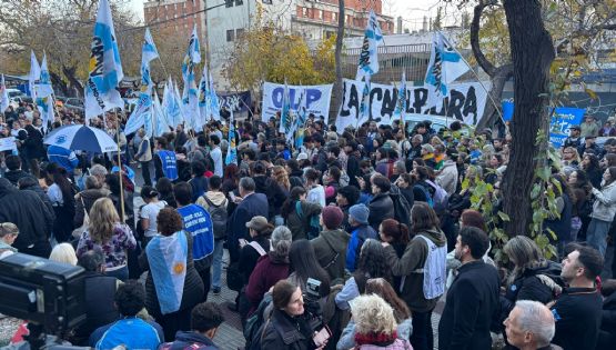El PJ de Mendoza se manifestó en Tribunales