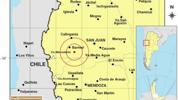 Un temblor en San Juan se percibió en Mendoza