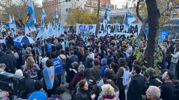El PJ de Mendoza se manifestó en Tribunales