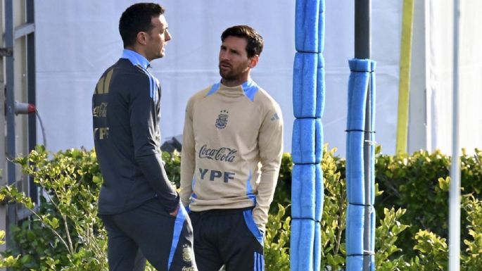 Los 11 de Scaloni para enfrentar a Colombia