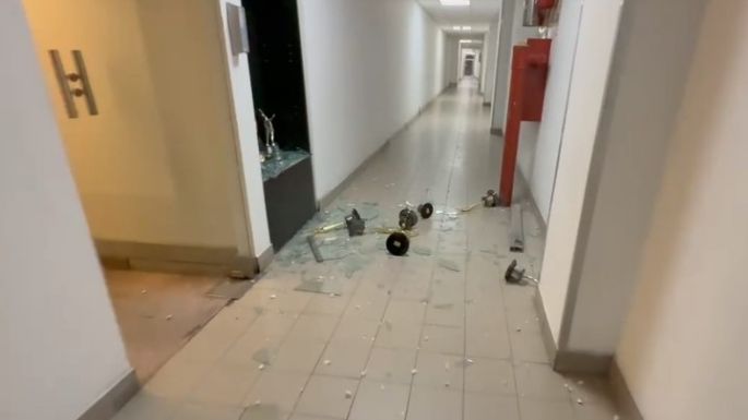 Kirchneristas hicieron destrozos en estudios de Canal 13 y TN