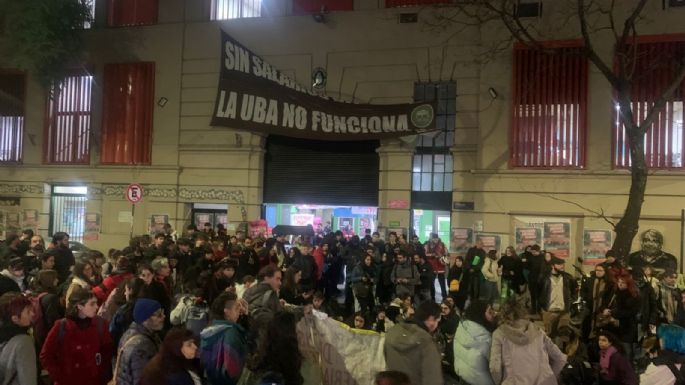 Toman facultades de la UBA en repudio a la condena de Cristina