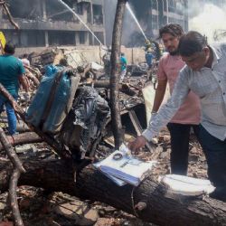Milagro: apareció un sobreviviente de la tragedia aérea en India