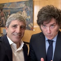 Milei celebró la baja de la inflación con mensaje a Luis Caputo