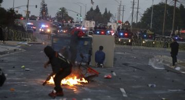 Las protestas sobre inmigración en Los Ángeles dejaban casi 400 arrestados