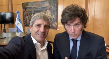 Milei celebró la baja de la inflación con mensaje a Luis Caputo