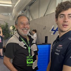 Franco Colapinto y Guillermo Francella se encontraron en Canadá 