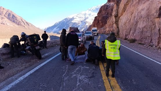 Un accidente en alta montaña demoró el tránsito en el Corredor Internacional 