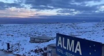 Se registraron inusuales nevadas en el norte de Chile
