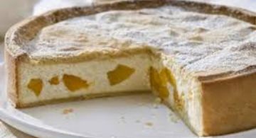 Tarta de ricota y duraznos: la infaltable del invierno