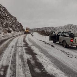 Alerta conductores: rutas cortadas por nieve y hielo