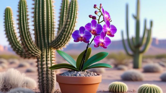 Amigos cactus y amigos orquídeas: ¿cuál sos?