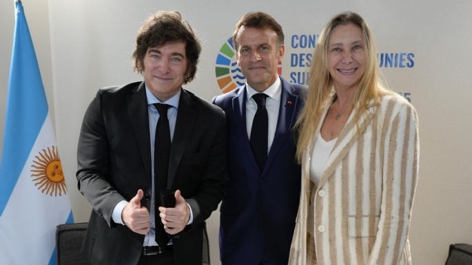 Milei y Macron se reunieron tras una conferencia de la ONU