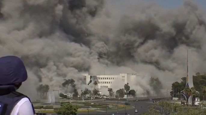 Israel atacó la zona del palacio presidencial de Siria 
