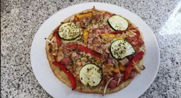 Reversión de la clásica pizza de muzzarella