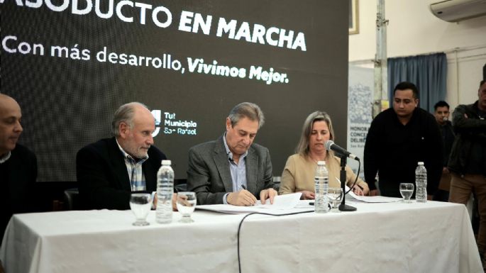 Llegaron $ 5.000 millones y terminarán gasoducto en San Rafael