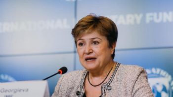 Georgieva se reunió con los empresarios más influyentes del país antes de recorrer Vaca Muerta 