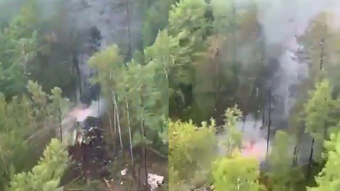 Un avión Antonov An-24 se estrelló en Rusia y no dejó sobrevivientes