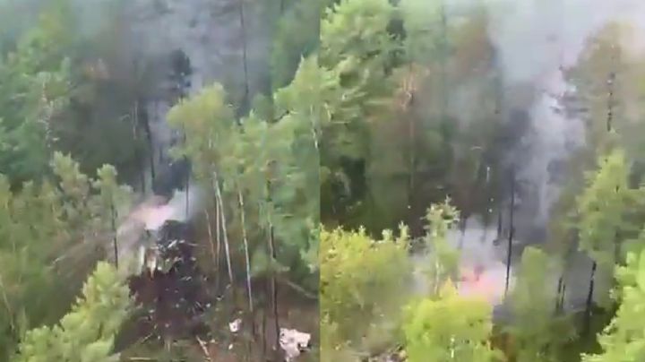 Un avión Antonov An-24 se estrelló en Rusia y no dejó sobrevivientes