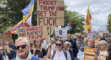 Importantes manifestaciones en Escocia contra la visita de Trump