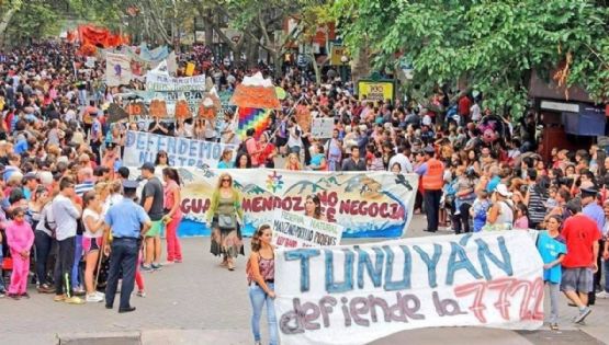 8 caravanazos contra la minería se harán el sábado y llegarán a la Asamblea del Pueblo en Uspallata