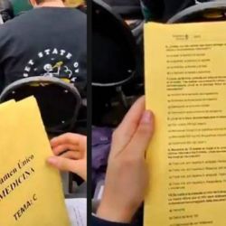 Cómo en Los Simuladores, así se copiaron en el examen de Residencias Médicas