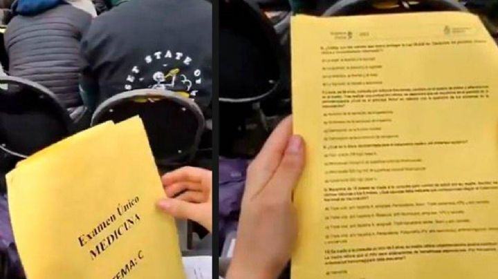 Cómo en Los Simuladores, así se copiaron en el examen de Residencias Médicas