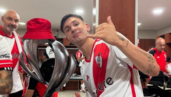 Franco Mastantuono se despidió de River 