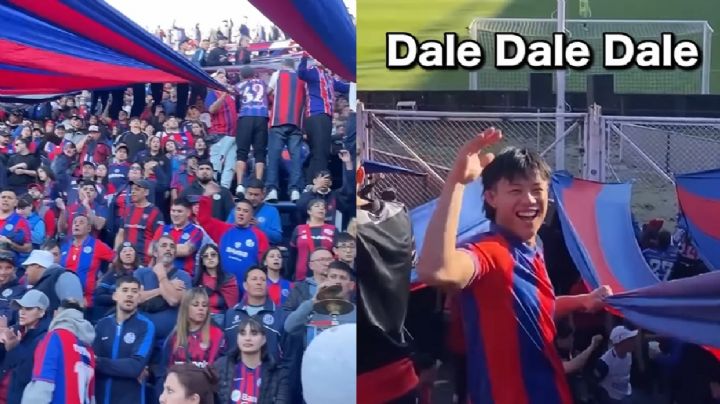 Es japonés, quiso practicar su español con un desconocido y terminó en la hinchada de San Lorenzo 