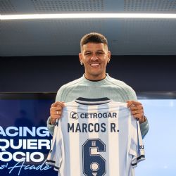 Racing presentó a Marcos Rojo como nuevo refuerzo